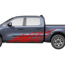 Splash Side Doors Truck Vinyl Decals Stickers Graphics for Dodge RAM 1500 REV 2
 3