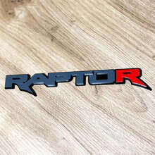Power Truck Red R 3D Fender and Tailgate Badge Emblem_2