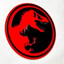 Jurassic-Inspired T-Rex 3D Badge for Fender Tailgate or Grille _2