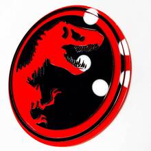Jurassic 3D Badge - Custom Fender Tailgate or Fender Grille Emblem
 3