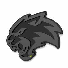 Custom 3D Badge WildCat Wing Badges Tailgate Emblem Front Grille Badge for Dodge like Hellcat 2