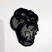Angry Gorilla 3D Car Badge Emblem for Fender, Tailgate or Grille_2