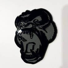 Angry Gorilla 3D Car Badge Emblem for Fender, Tailgate or Grille_3
