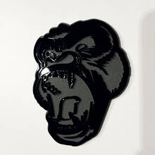 Custom 3D Badge Angry Gorilla Fender Tailgate Front Grille Badges Emblem
 3