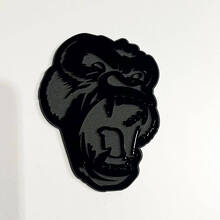 Custom 3D Badge Angry Gorilla Fender Tailgate Front Grille Badges Emblem
 4