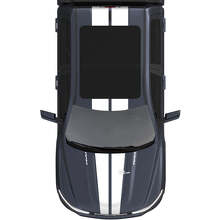 Hood and Roof Dual Central Stripes for Dodge RAM 1500 REV Vinyl Decals Stickers Graphics
 2