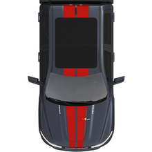 Hood and Roof Dual Central Stripes for Dodge RAM 1500 REV Vinyl Decals Stickers Graphics
 3