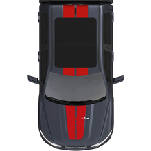 Dual Custom Hood and Roof Stripes Vinyl Decals Kit for Dodge Ram 1500 REV_3