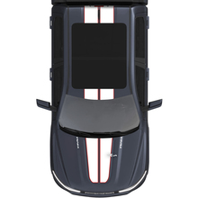 Hood and Roof Dual Central Stripes for Dodge RAM 1500 REV Vinyl Decals Stickers Graphics 3
 2