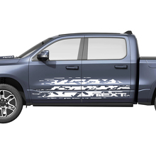 Distressed Style Side Vinyl Decals KIt for Dodge Ram 1500 REV_2