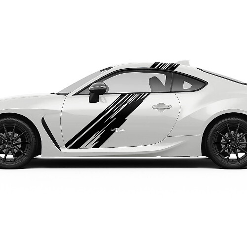 Doors Side Stripes Graphics Decals Stickers for Toyota JR86 Supra
