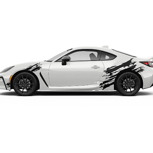 Doors Side Splash Graphics Decals Stickers for Toyota JR86 Supra
