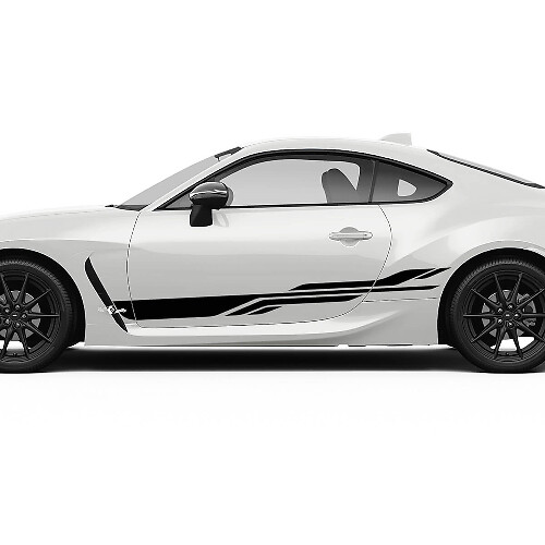 Doors Side Stripes Graphics Decals Stickers for Toyota JR86 Supra 3
