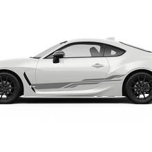 Doors Side Stripes Graphics Decals Stickers for Toyota JR86 Supra 3
 2