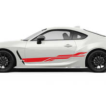 Doors Side Stripes Graphics Decals Stickers for Toyota GR86 Supra 3