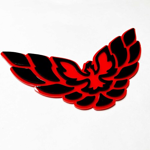 Firebird Trans Am Pontiac 3D Badge - Custom Fender Tailgate or Fender Grille Emblem
 1