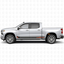 Racing Line Door & Rocker Panel Vinyl Stripes for Chevrolet Silverado 1500 T1XX 2019-2026_2