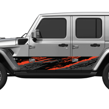 Camo Splash Wrap Side Doors Vinyl decal sticker fit Jeep Wrangler
 2
