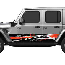 Camo Splash Side Doors Vinyl Decal Sticker 2 for Jeep Wrangler 3