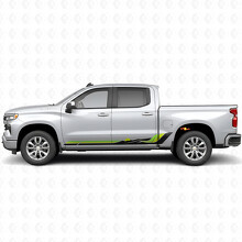 Retro Mountain Wave Door & Rocker Panel Vinyl Stripes for Chevrolet Silverado 1500 T1XX 2019-2026_3