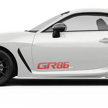 Doors Side Strobe Graphics Decals Stickers for Toyota GR86
 3