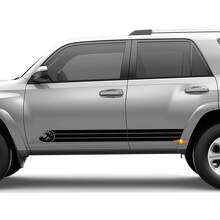 Retro Vintage Heritage Wave Rocker Panel Decal Side Stripe Sticker fit Toyota 4Runner
 2