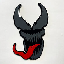 Custom Venom-Style 3D Car Badge Emblem for Fender, Tailgate or Grille_3