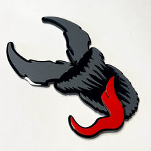 Custom Venom-Style 3D Car Badge Emblem for Fender, Tailgate or Grille_5