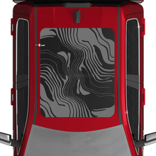 Topographic Map Vinyl Decals Stickers Graphics for Dodge RAM 1500 TUNGSTEN Panoramic Moonroof
 2