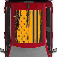 USA American Flag Distressed Vinyl Decals Stickers Graphics for Dodge RAM 1500 TUNGSTEN Panoramic Moonroof 2
 2