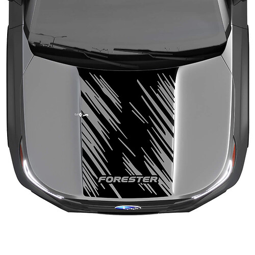 Hood Vinyl Sticker Decal Graphic for Suba Forester
 1