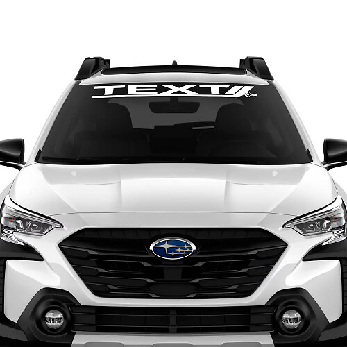 Stripes Windscreen Vinyl Decal Sticker 2 for Subaru Outback