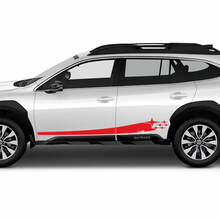 Side Rocker Panel Vinyl Sticker Decal Graphic for Suba Outback
 3