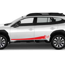 Suba Stars Rocker Panel Vinyl Decal Kit for Suba Outback_3
