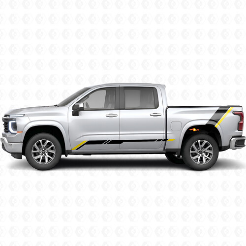 Rising Accent Door & Bedside Vinyl Stripes for Chevrolet Silverado 1500 Next Generation 2027