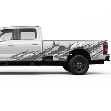 Ford F150 F250 F350 Splash Grunge Decal Kit - Bedside Vinyl Sticker Set Side Graphics
 2