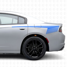 Strobe Style Stripes Side Vinyl Decal Sticker for Dodge Charger 2015-2026_2