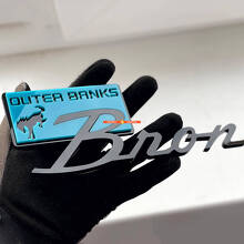 Outer Banks 3D Fender Badge Emblem for Musclecar Horse_7