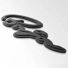 Shelby Baja power truck 3D Badge Custom Wing Emblem 2 For Musclecar power truck 2