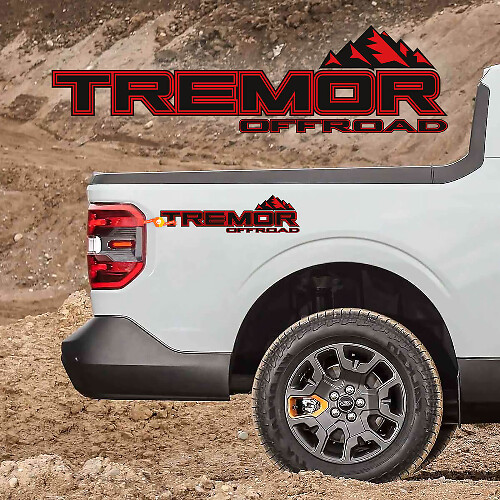 Tremor Truck Bed Side Decal Set for Ford  F250 F150 Vinyl Stickers

