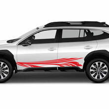 Tribal Style Door Side Stripes Vinyl Decal Kit for Subaru Outback _3