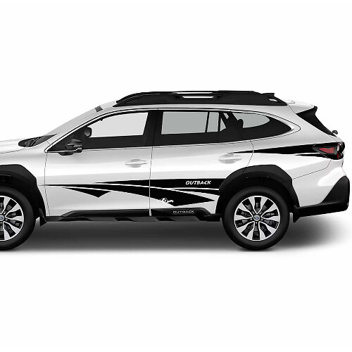 Tribal Style Side Stripes Vinyl Decals for Subaru Outback