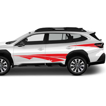 Tribal Style Door and Rear Side Stripes Vinyl Decal Kit for Subaru Outback _3