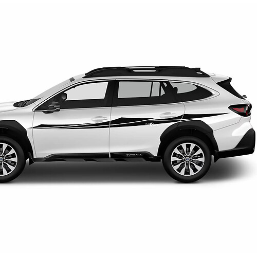 Side Doors Tribal Vinyl Sticker Decal Graphic for Suba Outback 3
 1