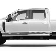 Rocker Panel Side Stripes Vinyl Decals Flash Stickers Graphics for Musclecar truck F-250 F-350_2