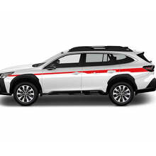 Side Doors Stripes Vinyl Sticker Decal Graphic for Suba Outback
 3