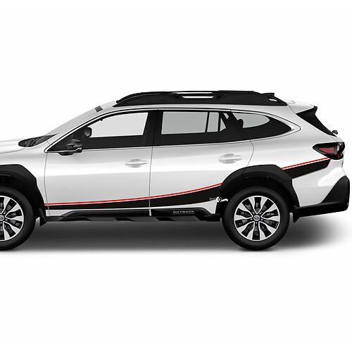 Side Side Door Stripes Vinyl Sticker Decal Graphic for Suba Outback
 1