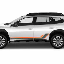 Side Side Door L Stripes Vinyl Sticker Decal Graphic for Suba Outback
 2
