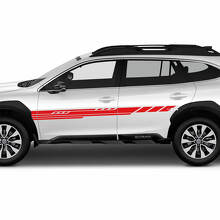 Side Doors Modern Stripes Vinyl Sticker Decal Graphic for Suba Outback
 3