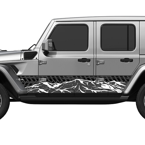 US Patriotic Distressed Flag Splash Wrap Side Doors Vinyl decal sticker fit Jeep Wrangler
 1
